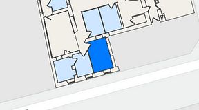 
							Planritning för Entreprenörsgatan Östra Hamngatan, 1 privata rum, 14 m²