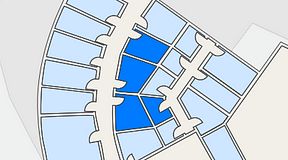 
							Planritning för Quick Office Bromma Blocks, 4 privata rum, 35 m²