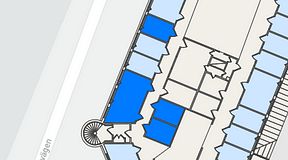 Planritning för FASTOFFICE Johanneslundsvägen 12, 4 privata rum, 46 m²