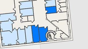 
							Planritning för Mindpark Carlsgatan 12A, 3 privata rum, 35 m²
