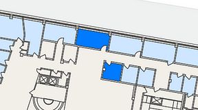 
							Planritning för Arkipelagen Järntorget, 2 privata rum, 25 m²