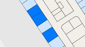 Planritning för City Office Klarabergsviadukten 70, 3 privata rum, 48 m²