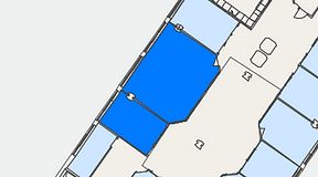 
							Planritning för FASTOFFICE Raisiogatan 1, 2 privata rum, 58 m²