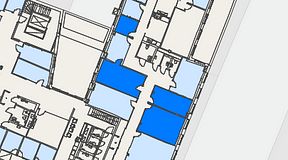 
							Planritning för Regus Östermalmstorg, 4 privata rum, 71 m²