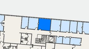 
							Planritning för Spaces Helsingborg Väla, 1 privata rum, 21 m²