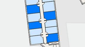 
							Planritning för Regus Rotsunda, 4 privata rum, 71 m²