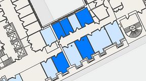 
							Planritning för 7A Posthuset, Vasagatan 28, 5 privata rum, 73 m²