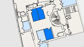 
							Planritning för Entreprenörsgatan Östra Hamngatan, 3 privata rum, 32 m²