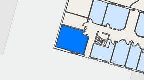 
							Planritning för Quick Office Danderyd, 1 privata rum, 23 m²