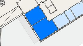 
							Planritning för FirstOffice Kista Time Building, 2 privata rum, 67 m²