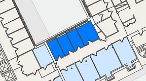 
							Planritning för 7A Posthuset, Vasagatan 28, 4 privata rum, 45 m²