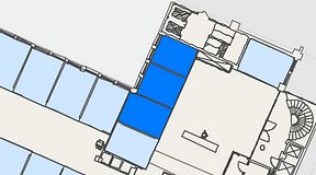 
							Planritning för Convendum Gävlegatan 16, 3 privata rum, 40 m²