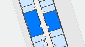 
							Planritning för FASTOFFICE Linta Gårdsväg, 2 privata rum, 70 m²