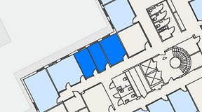 
							Planritning för iOffice Kungsgatan 64, 3 privata rum, 31 m²