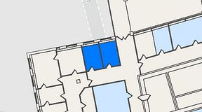 Planritning för THE WORKS Medborgarplatsen, 2 privata rum, 22 m²