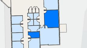 
							Planritning för Helio Frösundavik, 2 privata rum, 39 m²