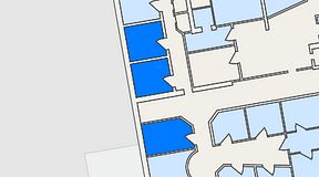 
							Planritning för Växthuset Vasatorpsvägen, 3 privata rum, 44 m²