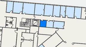 
							Planritning för Spaces Helsingborg Väla, 1 privata rum, 7 m²