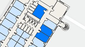 
							Planritning för Convendum Sundbyberg, 3 privata rum, 53 m²