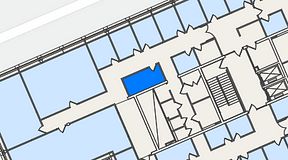
							Planritning för Spaces Lindholmen, 1 privata rum, 9 m²