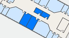 
							Planritning för Växthuset Stensjögatan, 4 privata rum, 56 m²