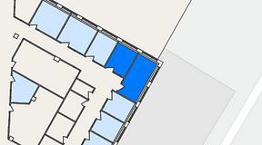 
							Planritning för FASTOFFICE Finlandsgatan 36, 2 privata rum, 27 m²