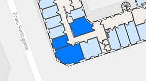 
							Planritning för Regus Adelgatan 21, 3 privata rum, 45 m²