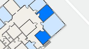 
							Planritning för Easy Office Kungsängen, 2 privata rum, 28 m²