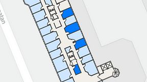 
							Planritning för Regus Helsingborg Södergatan, 4 privata rum, 42 m²