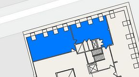 
							Planritning för Regus Östra Hamngatan, 2 privata rum, 106 m²