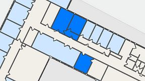 
							Planritning för Quick Office Älvsjö, 2 privata rum, 54 m²