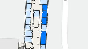 
							Planritning för Regus Triangeln Station, 4 privata rum, 54 m²