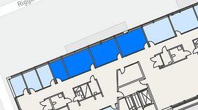 
							Planritning för Workopolis, 4 privata rum, 58 m²