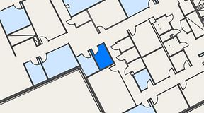 
							Planritning för Spaces Hyllie Vista, 1 privata rum, 7 m²