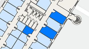 
							Planritning för Convendum Sundbyberg, 3 privata rum, 40 m²