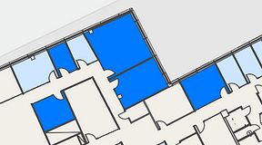 
							Planritning för Spaces Hyllie Vista, 5 privata rum, 100 m²