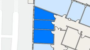 
							Planritning för A house Sickla, 3 privata rum, 54 m²