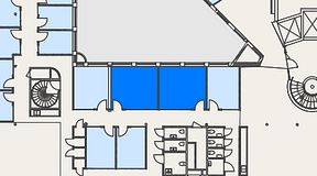 
							Planritning för Convendum Stampgatan 14, 2 privata rum, 41 m²