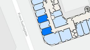 
							Planritning för Regus Adelgatan 21, 2 privata rum, 17 m²