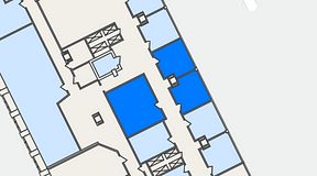 
							Planritning för The Works Västra Järnvägsgatan, 3 privata rum, 69 m²