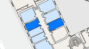 
							Planritning för Convendum Spårvagnshallarna, 2 privata rum, 25 m²