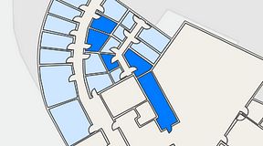 
							Planritning för Quick Office Bromma Blocks, 5 privata rum, 53 m²