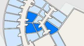 
							Planritning för Quick Office Bromma Blocks, 4 privata rum, 38 m²