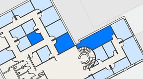 
							Planritning för Regus Kalmar, 3 privata rum, 40 m²