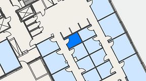 
							Planritning för Spaces Hyllie Vista, 1 privata rum, 7 m²