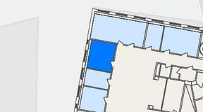 Planritning för THE WORKS Medborgarplatsen, 1 privata rum, 15 m²