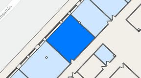 
							Planritning för United Spaces Lindholmen, 1 privata rum, 61 m²