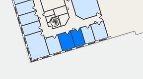 
							Planritning för Regus Odinsgatan 13, 2 privata rum, 20 m²