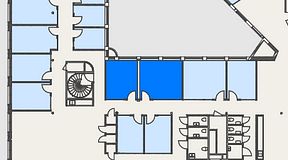 
							Planritning för Convendum Stampgatan 14, 2 privata rum, 33 m²