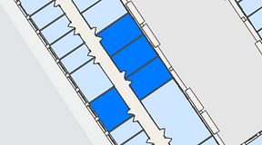 
							Planritning för C/O Torshamnsgatan 35, 4 privata rum, 77 m²